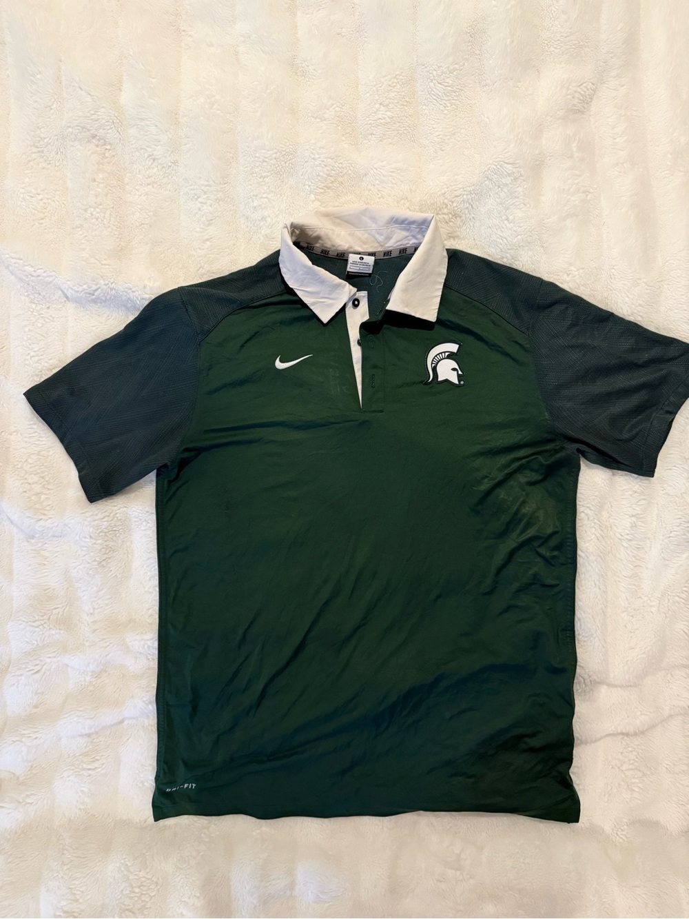 Nike Men’s Michigan State Golf Polo Dri-Fit